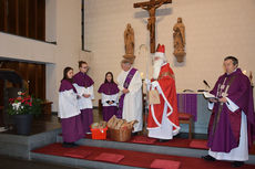 Der heilige Nikolaus in "Heilig Kreuz" Zierenberg